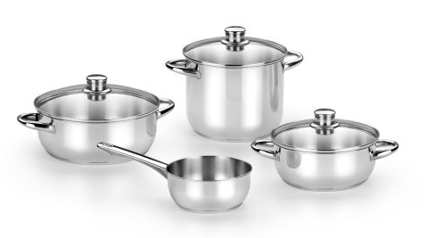 BATERIA COCINA MONIX OPTIMA 4 PZAS+TAPAS